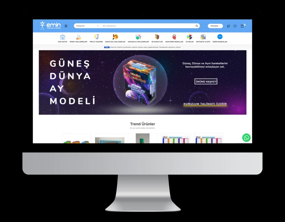 Emin Teknoloji Tasarım Referans Site